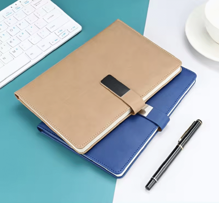 PU Business Notebook with Buckle